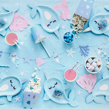 Narwhal Snack Boxes 7x7x12.5cm