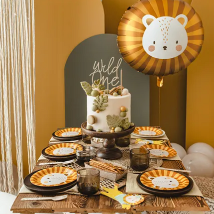 Balon foliowy Lew, 70x67 cm