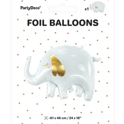 Balon foliowy Słoń, 83x58 cm