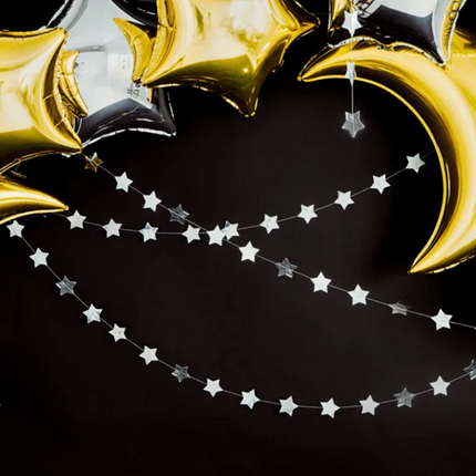 Balon foliowy Księżyc, 60cm, złoty