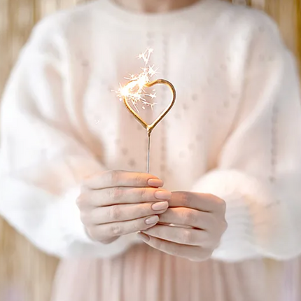 Sparklers Stars, gold, 16.5cm (1 pack / 2 pcs.)