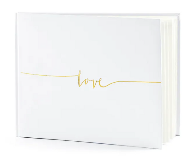 Album/Księga Gości LOVE złoty