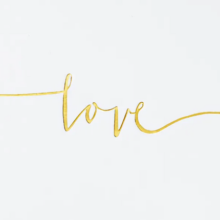 Album/Guest Book LOVE gold