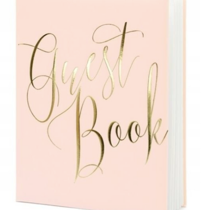 Księga gości "Guest Book" różowy