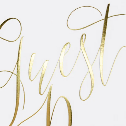 Księga gości "Guest Book" biały