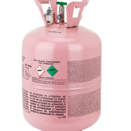 Helium tank, max 50 balloons