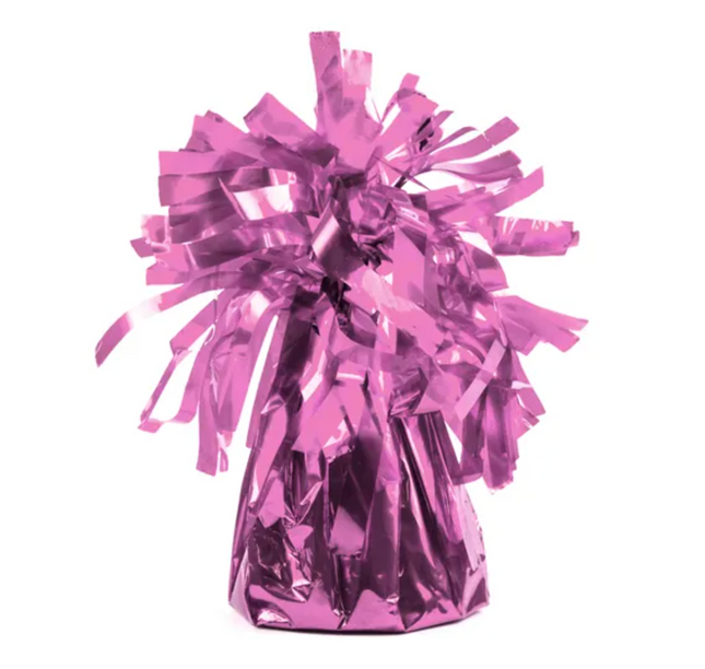 Ciężarek do balonów, foliowy, róż