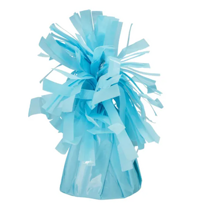Foil balloon weight, light blue 