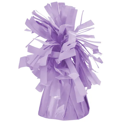 Foil balloon weight, light purple 