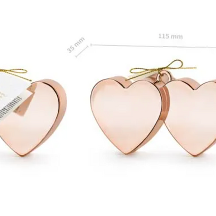 Heart Balloon Weight, Rose Gold 