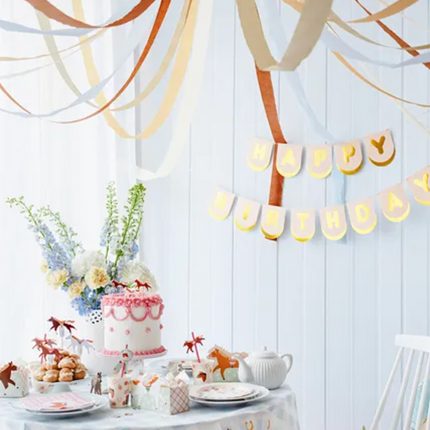 Krepa 5cm/10m, zestaw 6 szt., mix