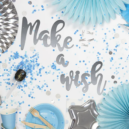 Talerzyki Gwiazdka, srebrny, 18cm