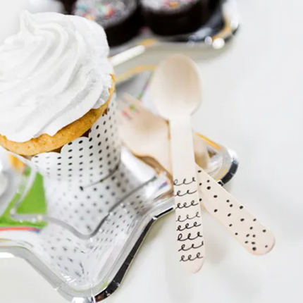 Talerzyki Gwiazdka, srebrny, 18cm