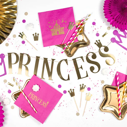 Talerzyki Gwiazdka, złoty, 18cm