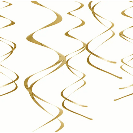 Dekoracje wiszące Świderki, złoty