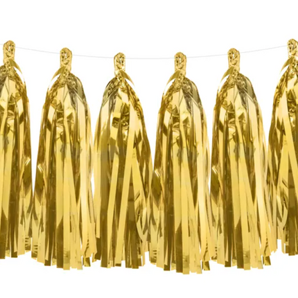Girlanda frędzle, złoty