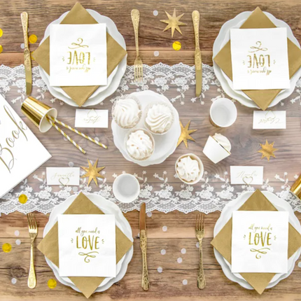 Konfetti Kółka, złoty, 15g