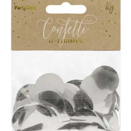 Konfetti Kółka, srebrny, 15g