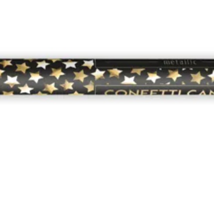 Tuba z gwiazdkami, złoty, 80cm