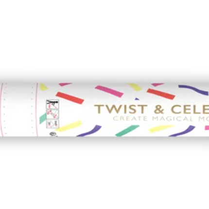 Confetti tube, mix, 40cm 