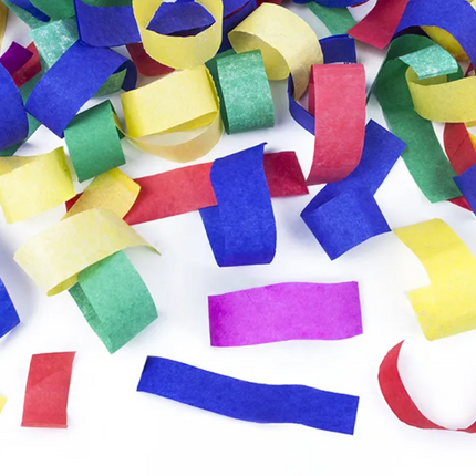 Confetti tube, mix, 40cm 