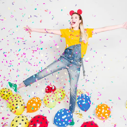 Confetti tube, mix, 40cm 