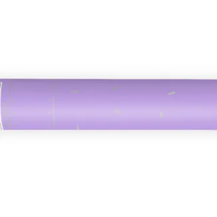 Tuba z konfetti, srebrny, 40 cm