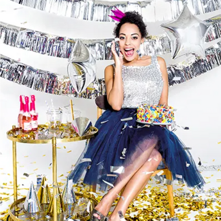 Czapeczki holograficzne, mix kolorów