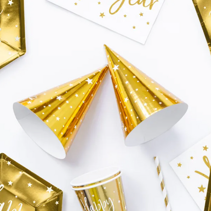 Czapeczki Gwiazdki, złoty