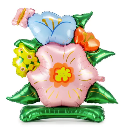 Standing Foil Balloon Flowers, 100x116cm