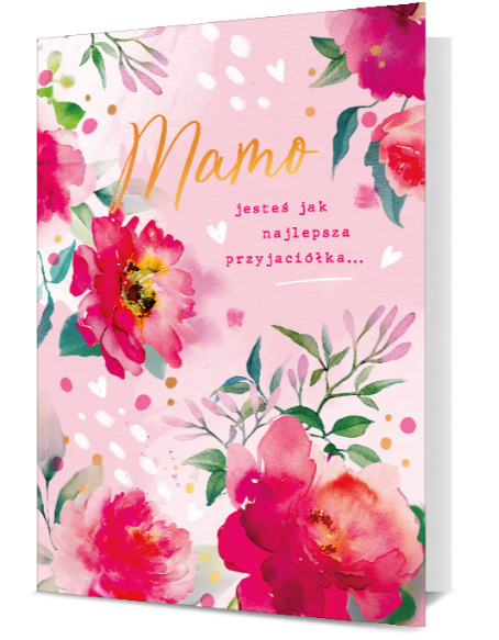 Kartka Mama Najlepsza Przyjaciółka