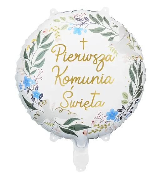 Foil Balloon ''First Holy Communion'', 45 cm