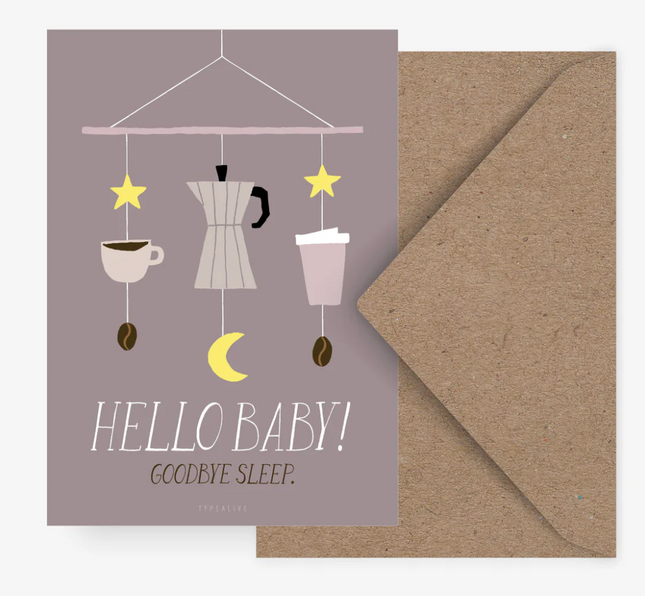 Kartka Hello Baby - Yooglo