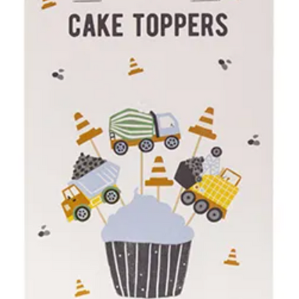 Cupcake Decorations - Construction Vehicles