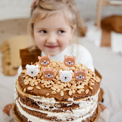 Świeczki urodzinowe Miś