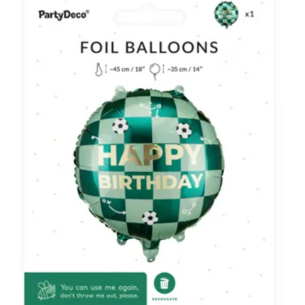 Balon foliowy Happy Birthday piłki 35x35 cm - balony