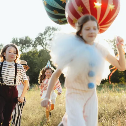 Balon foliowy Piłka w gwiazdki 75 cm zielony - balony
