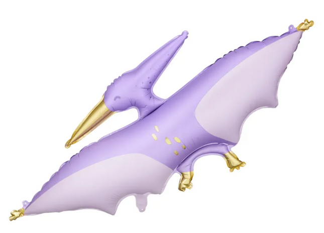 Balon foliowy Pterodaktyl 120x62 cm fioletowy - balony