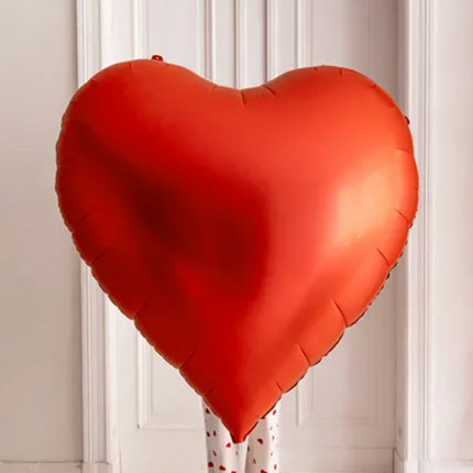 Balon foliowy Serce XXL 136x129 cm czerwony - balon foliowy