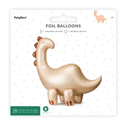 Balon foliowy stojący Brontozaur 91x85cm - balony