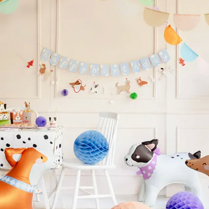 Baner Happy Birthday Pieski, 210 cm - Yooglo