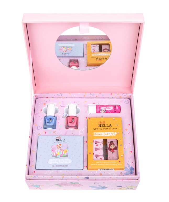 Blue Fairy Makeup Case - zestaw prezentowy kosmetyków - zestaw prezentowy