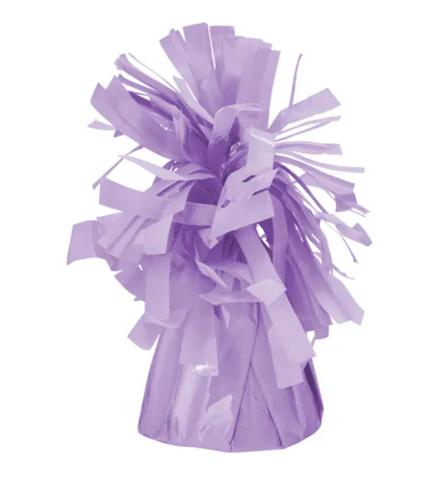 Ciężarek do balonów foliowy jasny fiolet - ciężarek do balonów
