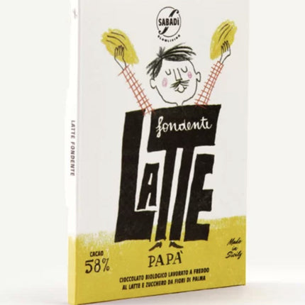Czekolada mleczna Latte - Sabadi - Papa 58% - Yooglo
