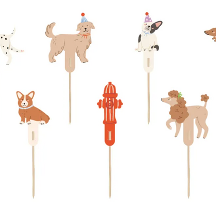 Dekoracje do muffinek Pieski - Yooglo