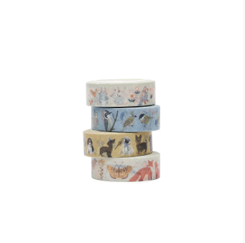 Dekoracyjna taśma washi "Dogs" - Yooglo