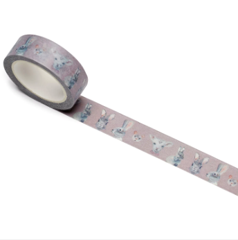 Dekoracyjna taśma washi "Rabbits" - Yooglo