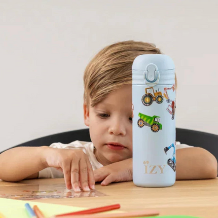 IZY Kids - niebieski - maszyny 350ml termos - Termos