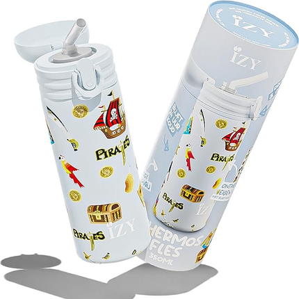 IZY Kids - niebieski - piraci 350ml termos - Yooglo