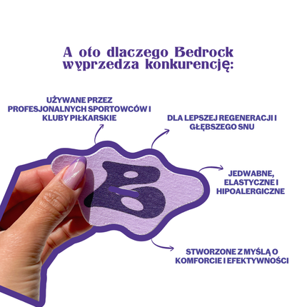 Jedwabna taśma na usta do spania – Better In Bed - Niebieski - taśma na usta